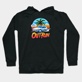 Sega Out Run Citroen Saxo Hoodie